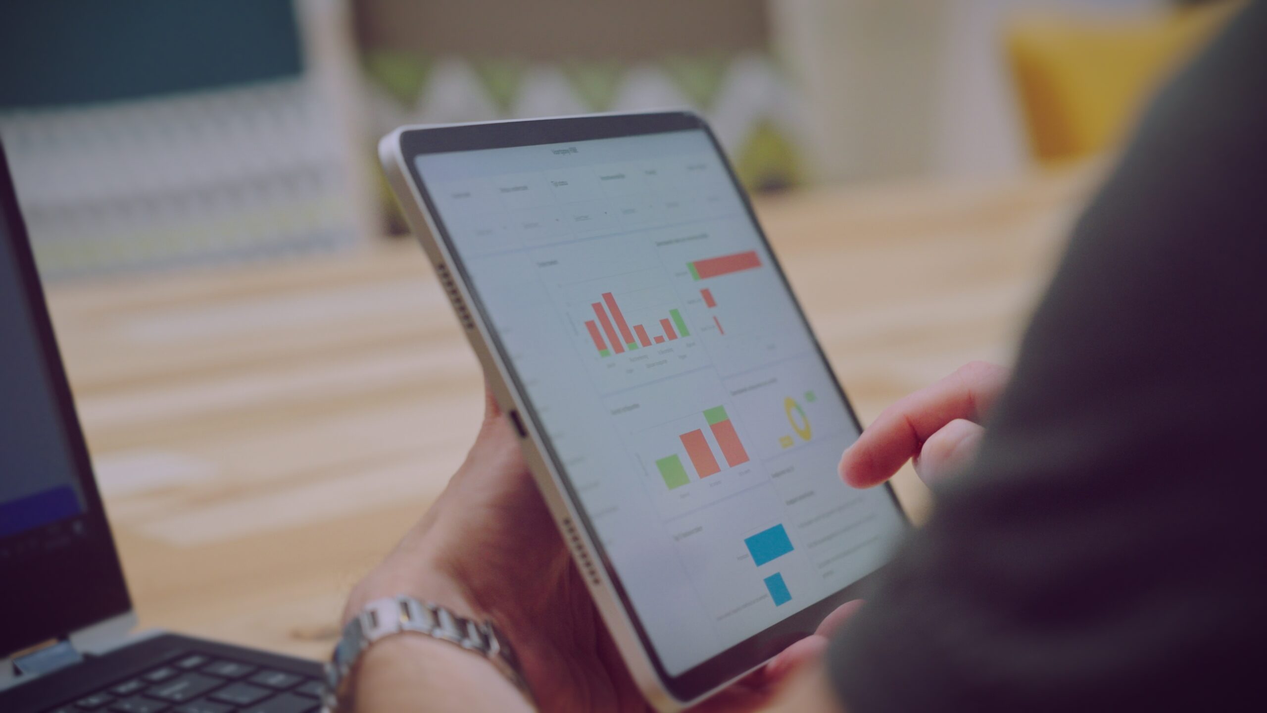 Close up PRIO op tablet